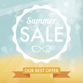 Summer sale label